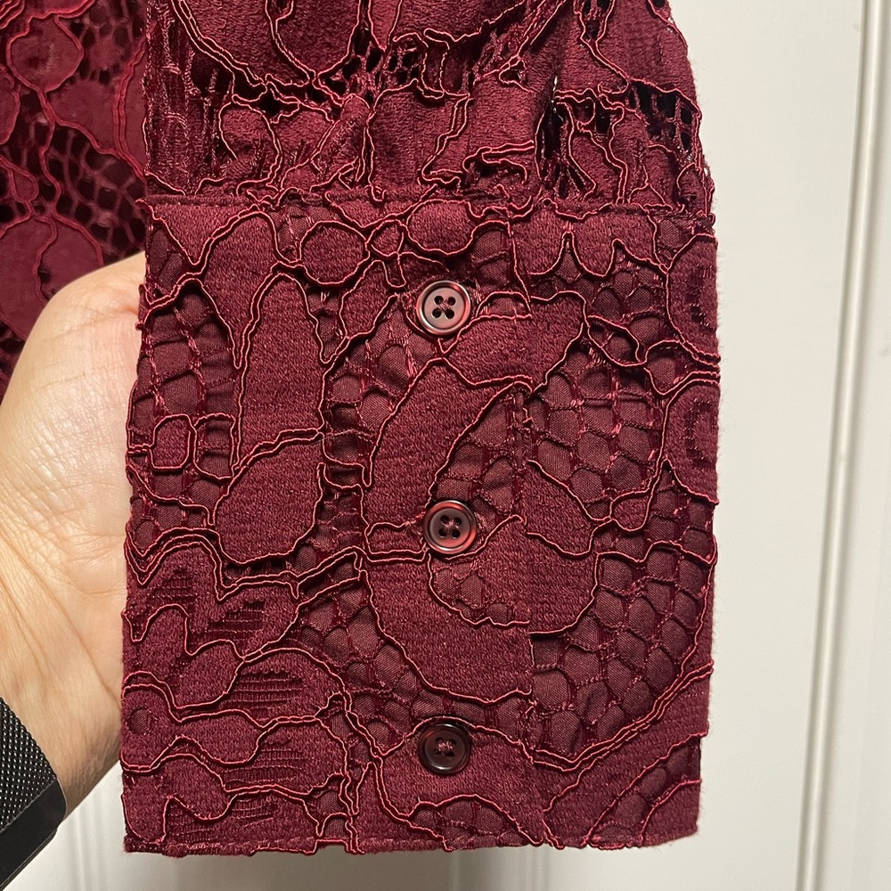 NEW Nanette Lepore Long Sleeve Blouse - Picture 6 of 9
